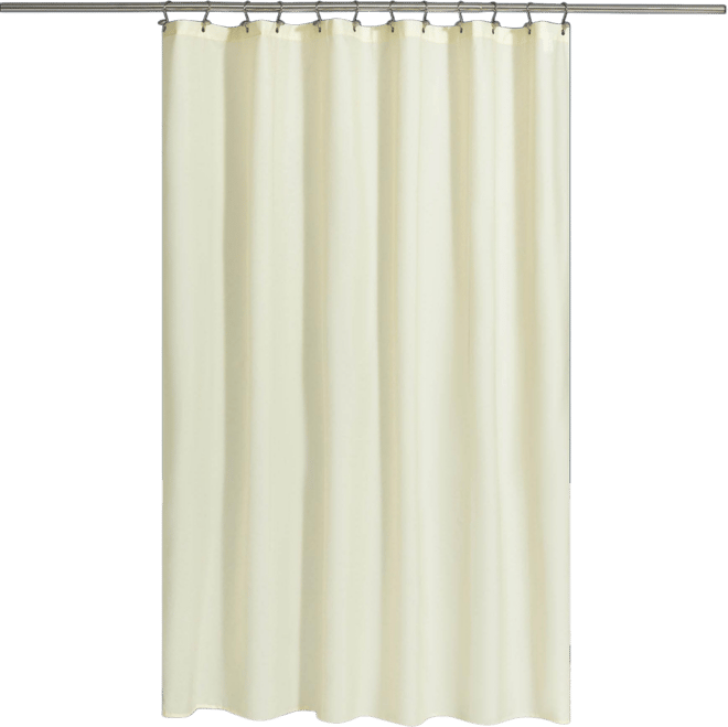 Waterproof Soft Fabric Shower Curtain or Liner, 72"X84"