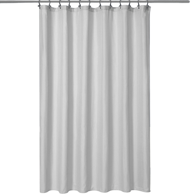 Waterproof Soft Fabric Shower Curtain or Liner, 72"X84"