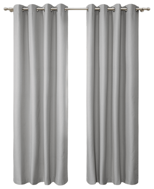 Textured Blackout Grommet Curtains Pair(2 panels), 52"×108"
