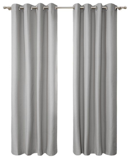 Textured Blackout Grommet Curtains Pair(2 panels), 52"×84"