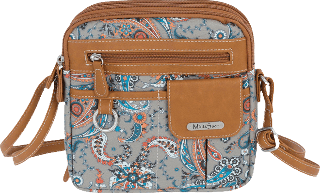 MultiSac Zip Around Paisley Crossbody