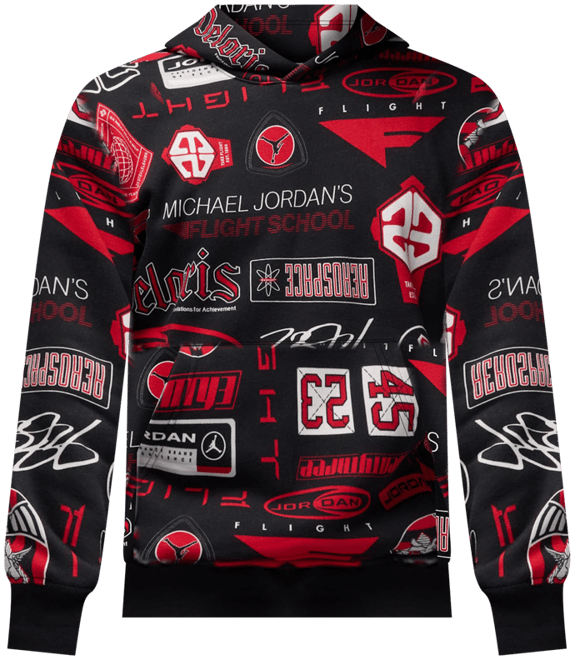 ジョーダン エッセンシャル メンズ プリンテッド フリース プルオーバー パーカー