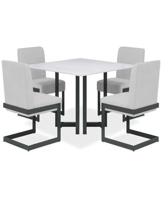 Emila 5 Pc. Dining Set (Square Table & 4 Chairs), Created for Macy's