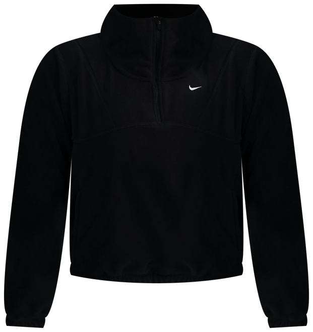Nike Women's One Therma-FIT Oversized 1/2-Zip Fleece Top (Plus