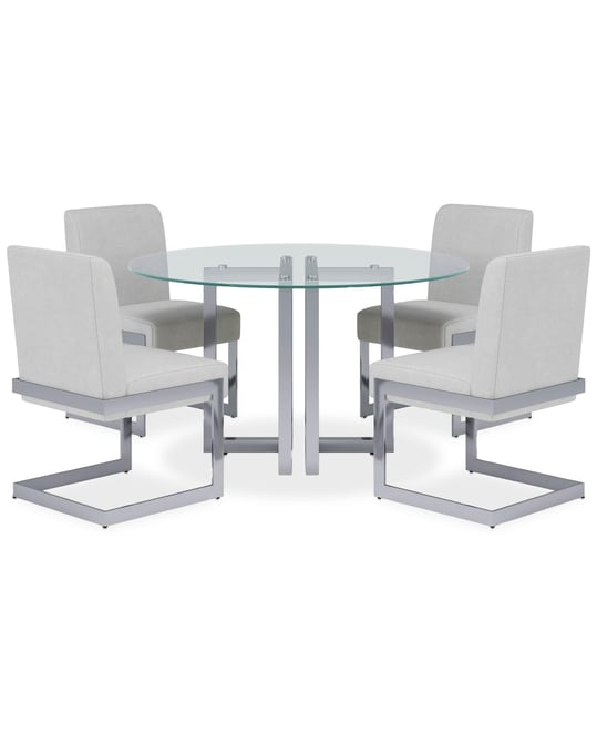 Emila 5 Pc. Dining Set (Round Table & 4 Chairs), Created for Macy's