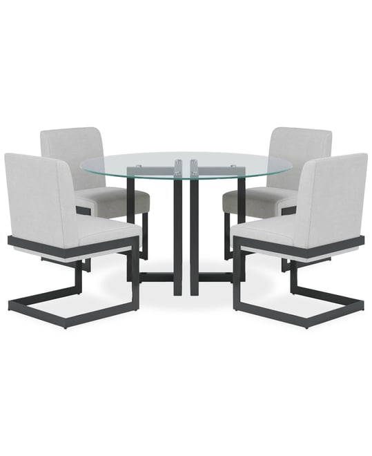 Emila 5 Pc. Dining Set (Round Table & 4 Chairs), Created for Macy's