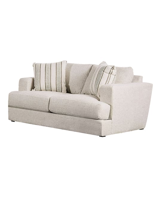 70" Kristi Chenille 2-Seater Square Arm Loveseat