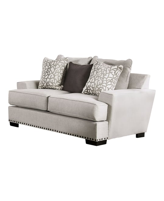 75" Sedrev Linen 2-Seater Track Arm Loveseat
