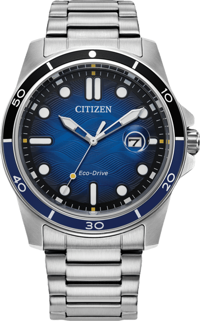 Eco-Drive Men's Stainless Steel Bracelet Watch 42mm