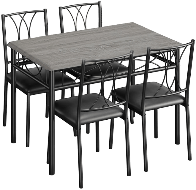 Dining Table Set for 4, Dining Room Table Set for 4, Dining Table and Chairs Set for 4, Dining Table with 4 Chairs, 4 Piece Dining Table Set, Kitchen