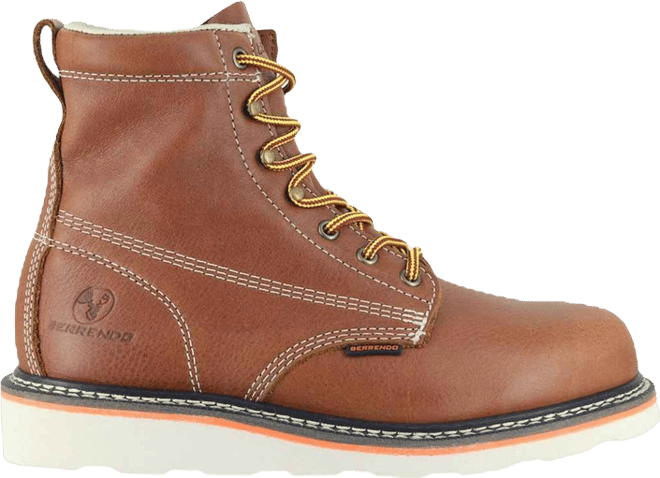 Men's 6” Soft Toe Work Boots for Men – Safety Footwear – Electrical Hazard Rated