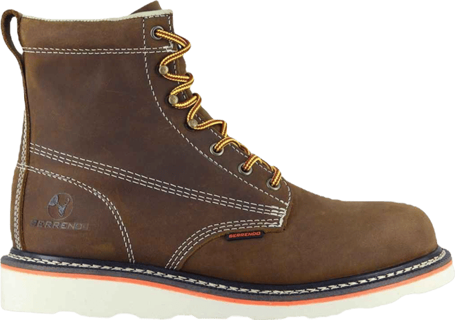 Men's 6” Soft Toe Work Boots for Men – Safety Footwear – Electrical Hazard Rated