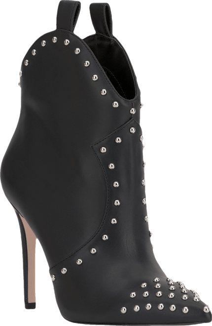 Cheapest Jessica Simpson Demmie Studded Ankle Boots, size 8.5, Chunky, Black