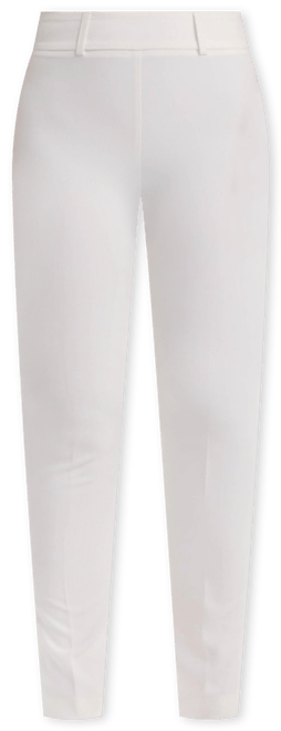 Women's High Waisted Slim Fit Pant with Side Slits