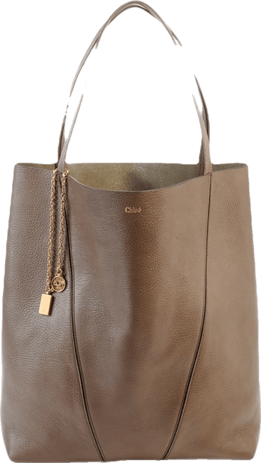 トートバッグ Chloe Sand Leather Large Spin Shopping Bag Chloé Sand Leather Large Spin Shopping Bag | italist, ALWAYS