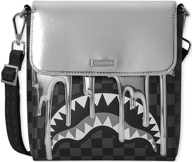 Sprayground Metallic Drips Messenger Bag