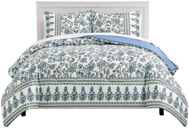 Jasmine Floral-Print 3-Pc. Comforter Sets