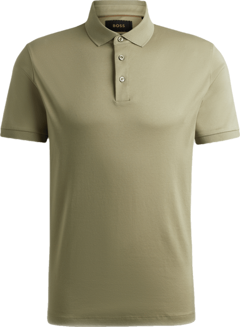 Boss by  Men's Mercerized Cotton Regular-Fit Polo Shirt