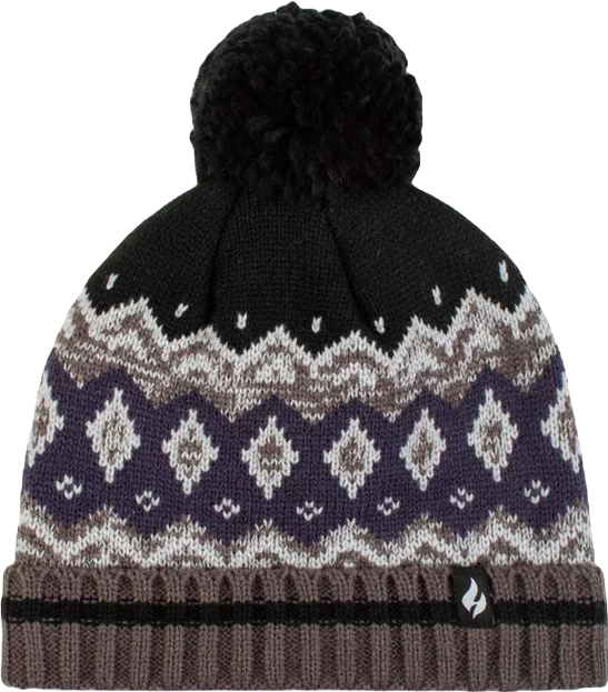 Men's Dylan Patterned Hat with Pom