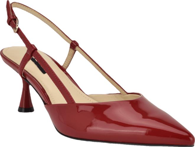 Women's Rhonda Kitten Heel Slingback Pumps