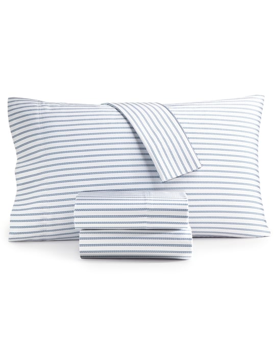 550 Thread Count Printed Cotton 4-Pc. Sheet Set, California King, Exclusively at Macy's