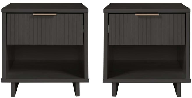 Granville 2-Piece 1-Drawer Nightstand Set