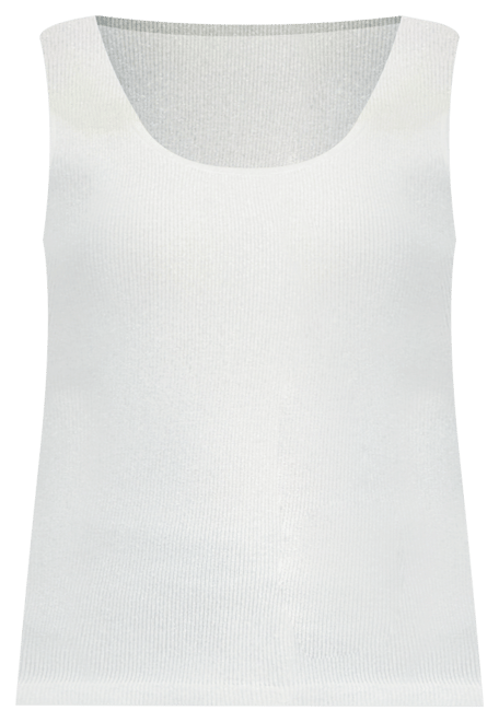 Plus Size Metallic Rib-Knit Scoop-Neck Tank