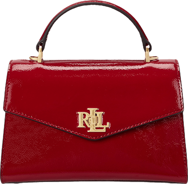 Lauren Ralph Lauren Patent Leather Small Farrah Satchel Macy s
