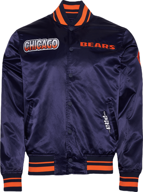 Pro Standard Chicago Bears Turn It Up M Rib Satin Jacket
