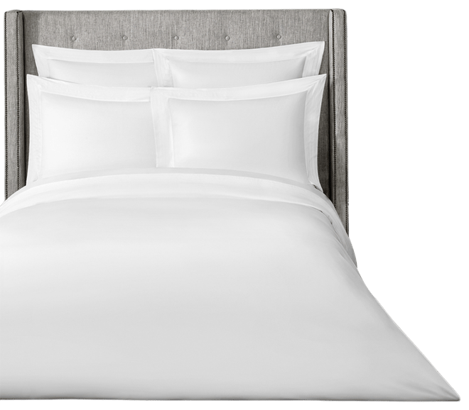 Togas Eden white/white Duvet cover Queen white