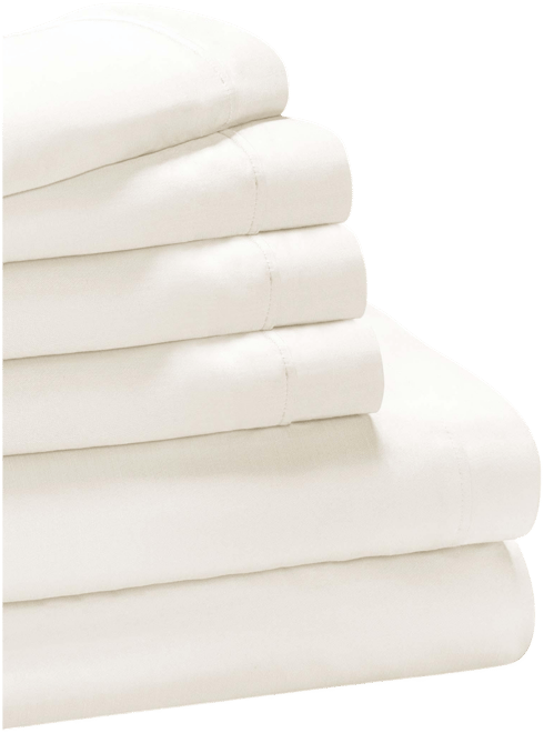 1000 Thread Count Cotton Blend Solid Deep Pocket Bed Sheet Set