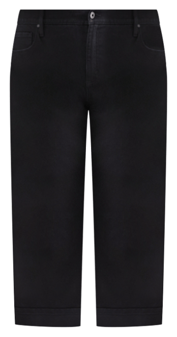 Plus Size Mid-Rise Curvy-Fit Cropped Jeans, Exclusively at Macy's