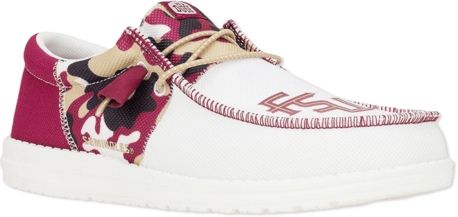 Hey Dude Mens Wally Tri FSU Canvas Shoes
