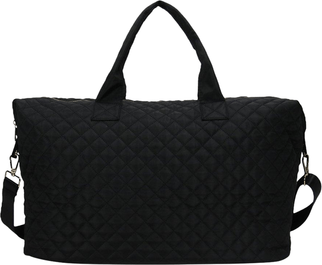 Alexis Bendel Quilted Fabric Weekender Crossbody Tote