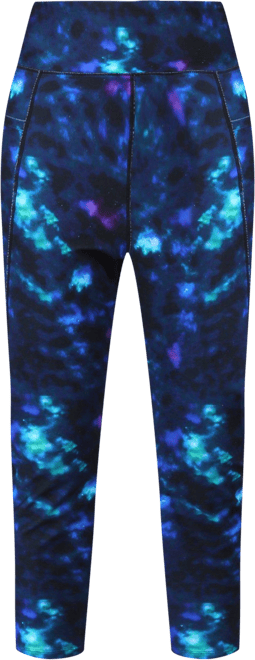 RB3 Active Womens 23 in. Galaxy Print Capris
