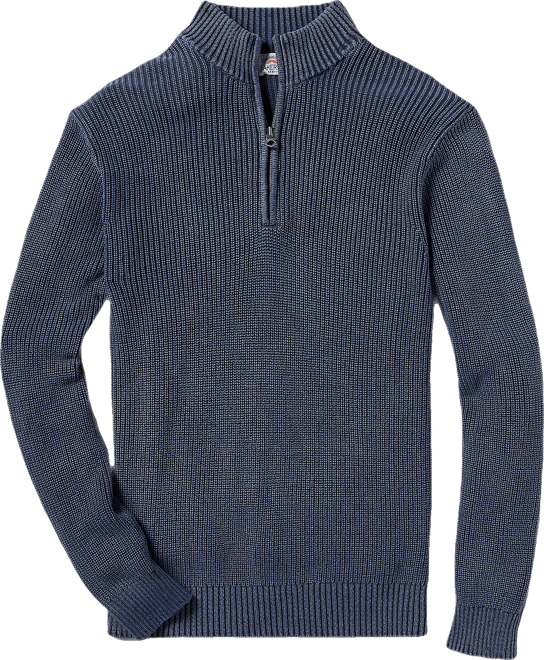  Sunwashed Quarter Zip Sweater