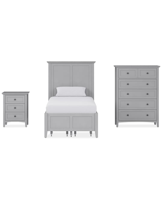 Hedworth Twin 3-Pc. Set (Bed, Chest & Nightstand)