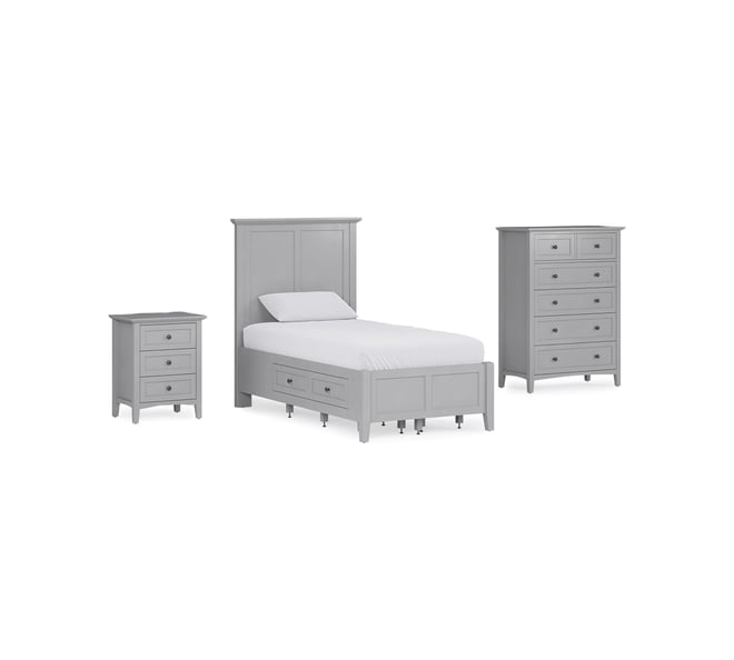 Hedworth Twin Storage 3-Pc. Set (Bed, Chest & Nightstand)