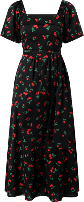 Women's Chlo Puff Sleeve Midi Dress