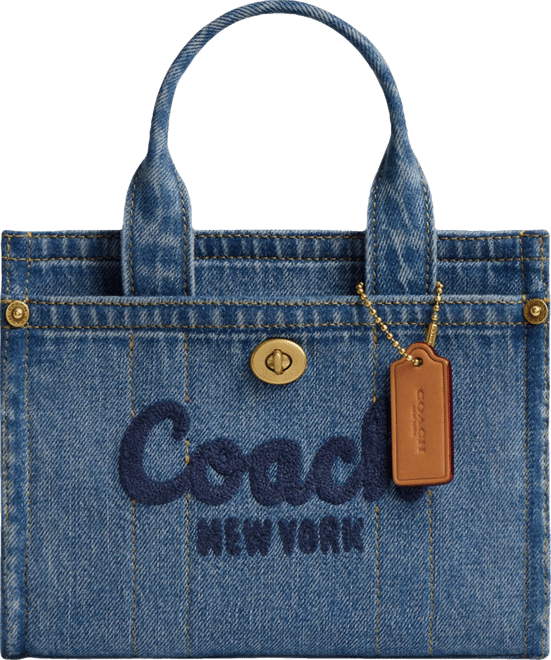 COACH Mini Cargo 20 Denim Handle Tote Bag | Dillard's