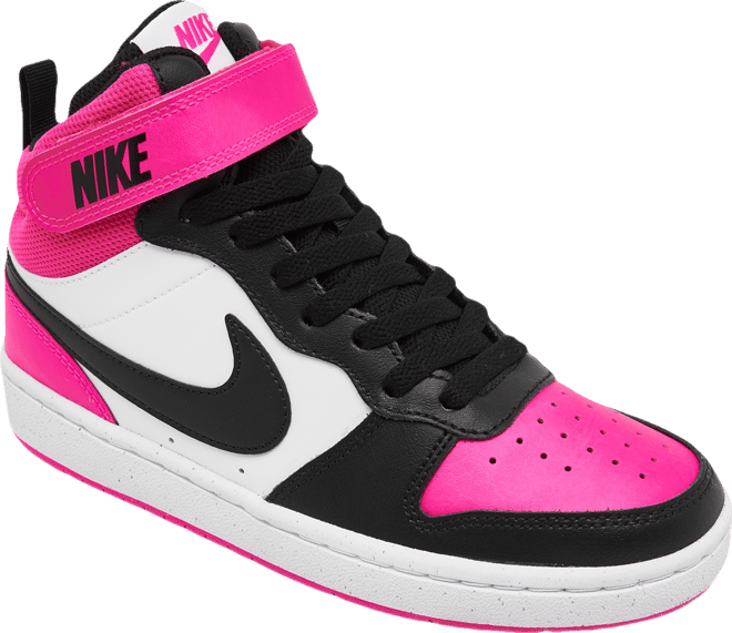 Nike Big Girls Court Borough Mid 2 Stay-Put Closure Casual