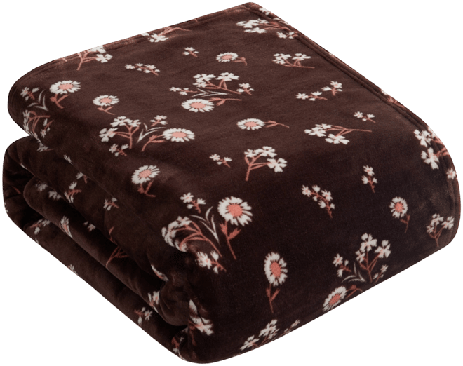 Daisy Floral Cozy Plush Throw, 50" x 70"