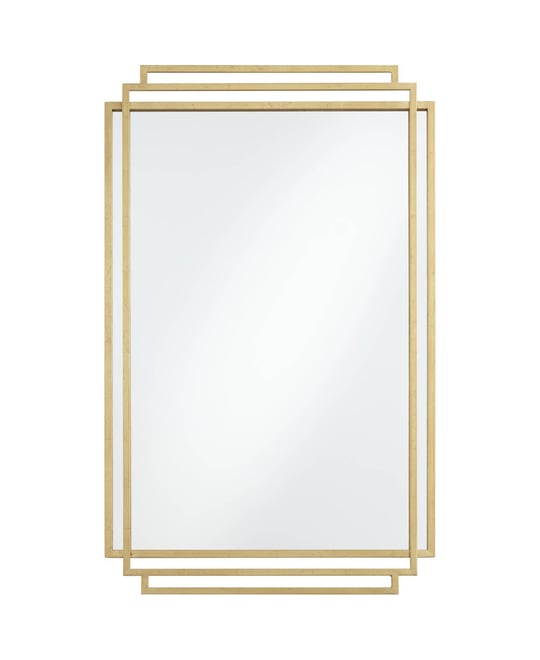 Amherst Brushed Gold 24" x 38 1/2" Wall Mirror