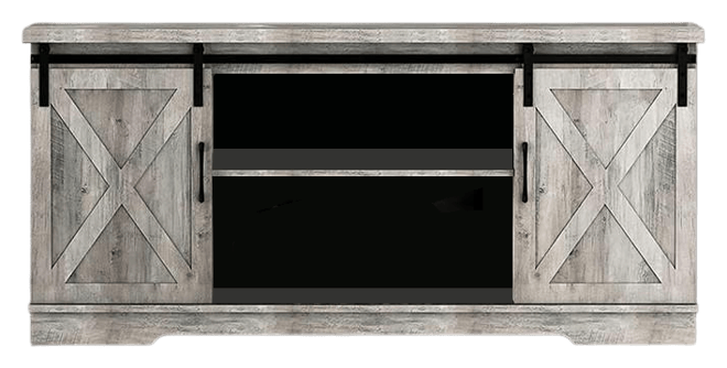 Farmhouse Tv Stand for 65 Inch Tv Entertainment Center Tv Media Console Cabinet, Tv Stand with Storage, Barn Doors and Shelves, Tall Modern Tv