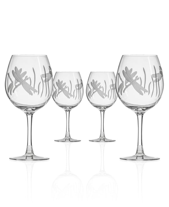 Dragonfly Balloon Red Wine Glass 18oz