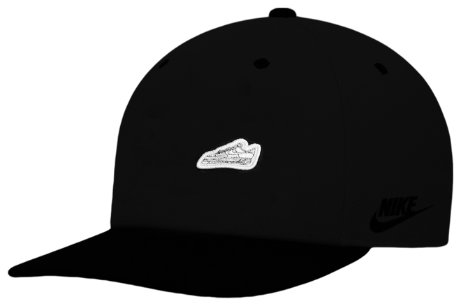 Men's Black Air Force 1 Club Patch Adjustable Hat