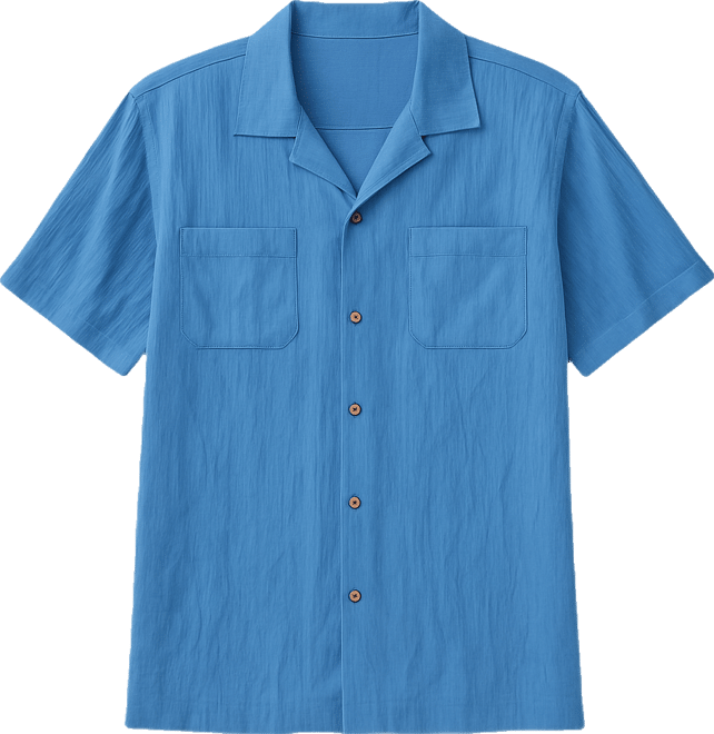 Big & Tall Gauze Camp Shirt
