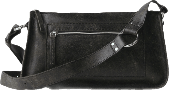 Women's Metallic Details Leather Bag