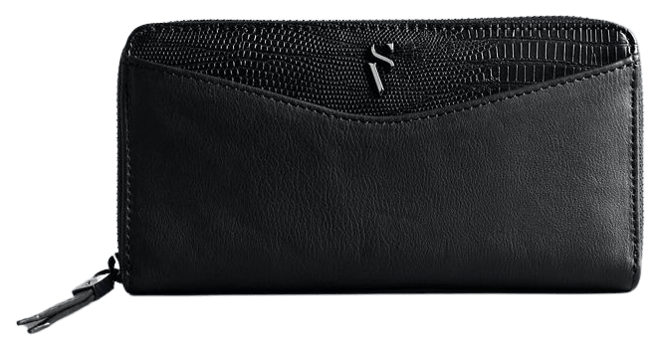 Simply Vera Vera Wang Solid Black Wallet One Size - 52% off