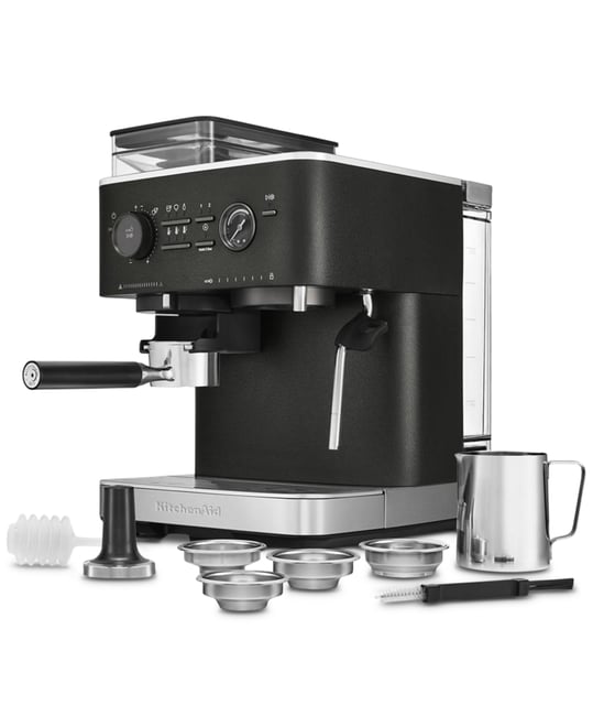 Semi Automatic Espresso Machine with Burr Grinder, KES6551